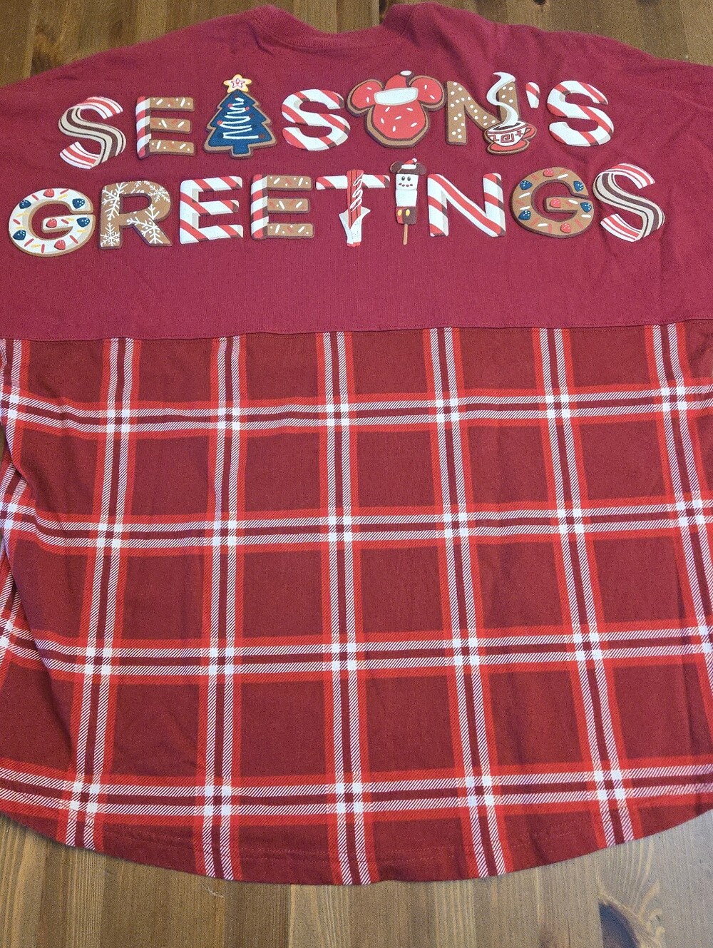 Disney Seasons Greetings Holiday Treats Spirit Jersey Size Large